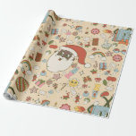 afrikaanse kerstman hippie groovy christmas cadeaupapier<br><div class="desc">Groovy,  Kerstmis,  jaren 1960,  Funky,  jaren 1970,  Zwarte Kerstman,  Zwarte Kerstman,  Afrikaanse Kerstman,  Disco,  Afrikaanse Kerstman,  Vintage Christmas</div>