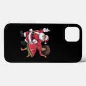 Afrikaanse Kerstman mevrouw Claus Dancing American Case-Mate iPhone Case (Achterkant (horizontaal))