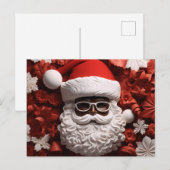 Afrikaanse Kerstman Zwart Claus Melanine Kerstmis Feestdagenkaart (Voorkant / Achterkant)