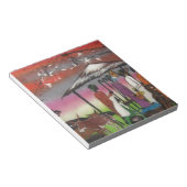 Afrikaanse kerstnativiteitsscène notitieblok (Schuin)