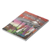 Afrikaanse kerstnativiteitsscène notitieblok (Linkerzijde)