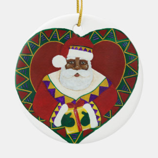 Afrikaanse kerstsieraad keramisch ornament