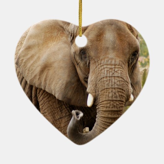 Afrikaanse kerstversiering keramisch ornament (Achterkant)