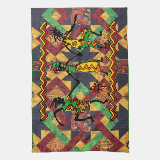 Afrikaanse keuken handdoek (Verticaal)