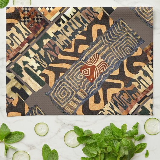 Afrikaanse keukenhanddoek (Gevouwen)