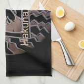 Afrikaanse keukenhanddoek (Quarter Fold)