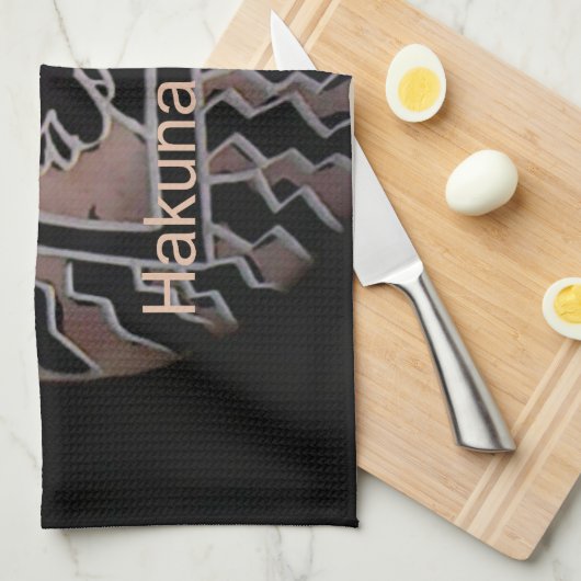 Afrikaanse keukenhanddoek (Quarter Fold)