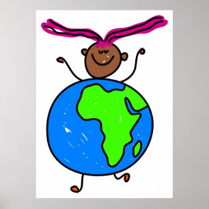 Afrikaanse Kind Poster