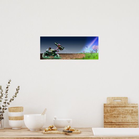 Afrikaanse Kinder Fantasy Poster (Keuken)