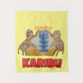 Afrikaanse Kinder kunst Wandkleed (Voorkant)