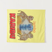 Afrikaanse Kinder kunst Wandkleed (Voorkant (horizontaal))