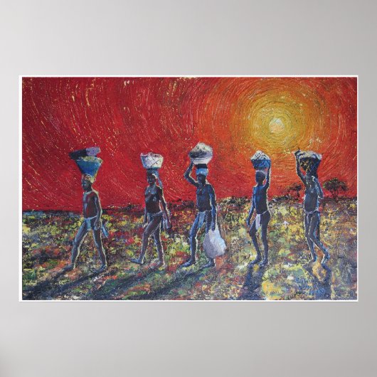 Afrikaanse kinderen van de zon poster (Voorkant)