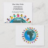 Afrikaanse Kinderen, Visitekaartje (Voorkant / Achterkant)