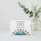 Afrikaanse Kinderen, Visitekaartje (Staand voorkant)