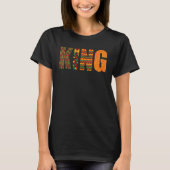 Afrikaanse King Cool Kente Cloth Lover Strong Blac T-shirt (Voorkant)