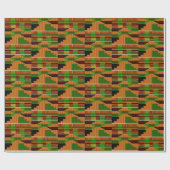 Afrikaanse Klassic Kente Cadeaupapier (Vlak)