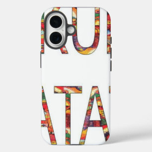 Afrikaanse  kleuren Hakuna Matata iPhone 16 Hoesje