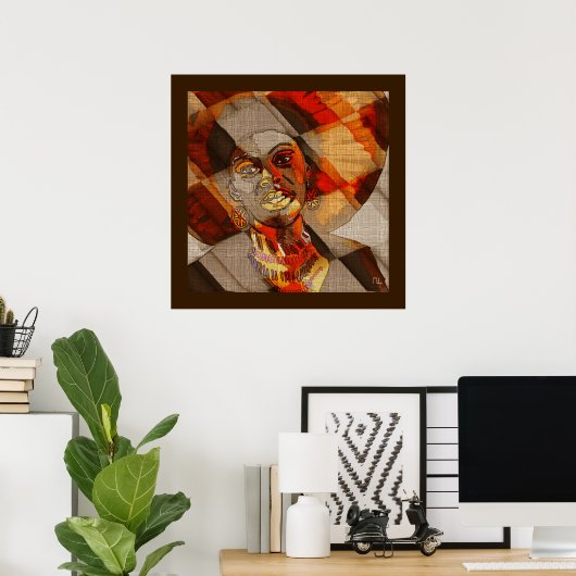 Afrikaanse kleuren poster (Thuiskantoor)