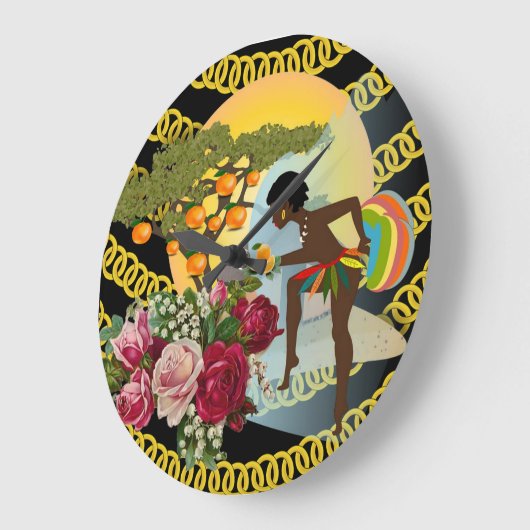 Afrikaanse Klok van Vrouw Gold Chain (Hoek)