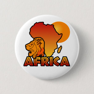 Afrikaanse knop ronde button 5,7 cm
