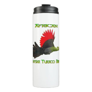 Afrikaanse Knysna Turaco Bird Thermal Tumbler Thermosbeker