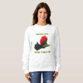 Afrikaanse Knysna Turaco Vogel Sweatshirt (Voorkant volledig)