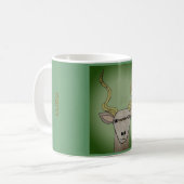 Afrikaanse Koedoe Antilope Koffiemok (Voorkant links)