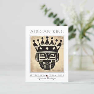 AFRIKAANSE KONING BRIEFKAART
