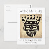 AFRIKAANSE KONING BRIEFKAART (Voorkant / Achterkant)