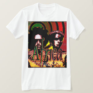 Afrikaanse koning en koningin t-shirt