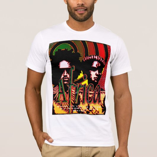 Afrikaanse koning en koningin t-shirt (Voorkant)