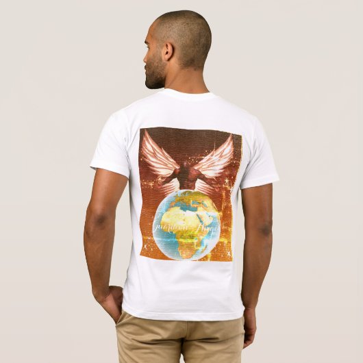 Afrikaanse koning en koningin t-shirt (Achterkant volledig)