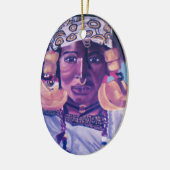 AFRIKAANSE KONINGENornament Keramisch Ornament (Links)