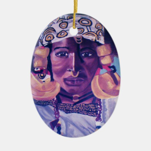 AFRIKAANSE KONINGENornament Keramisch Ornament (Voorkant)