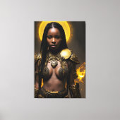 Afrikaanse koningin 019 canvas afdruk (Voorkant)