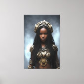 Afrikaanse koningin 067 canvas afdruk (Voorkant)