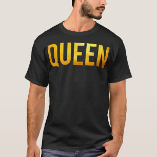 Afrikaanse koningin, Afro shirt, zwarte geschieden T-shirt