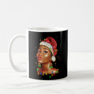 Afrikaanse koningin Black Melanin Christm Koffiemok