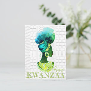 Afrikaanse koningin briefkaart