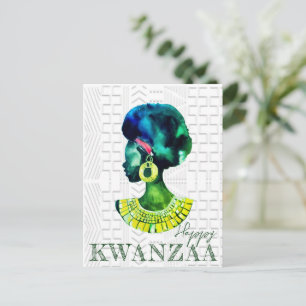 Afrikaanse koningin briefkaart