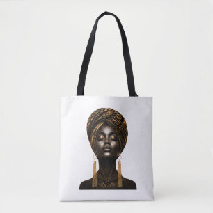 Afrikaanse Koningin Elegantie Tote Tas
