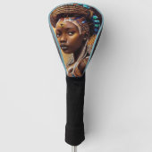 Afrikaanse koningin- golfheadcover (Voorkant)