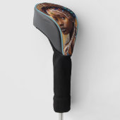 Afrikaanse koningin- golfheadcover (Schuin)