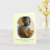 Afrikaanse Koningin Kaart (Gele Bloem)