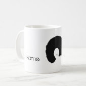 Afrikaanse koningin koffiemok (Voorkant links)