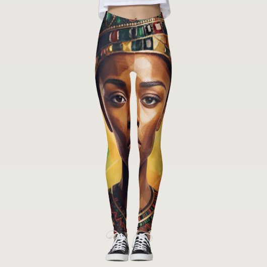 Afrikaanse Koningin Leggings (Voorkant)
