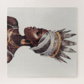 Afrikaanse koningin legpuzzel (Horizontaal)