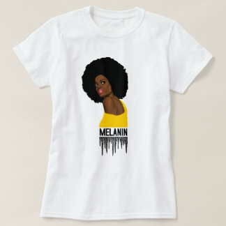 Afrikaanse koningin Melanin T-shirt