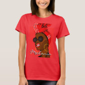 Afrikaanse koningin Melanin T-shirt (Voorkant)