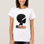 Afrikaanse koningin Melanin T-shirt (Voorkant)